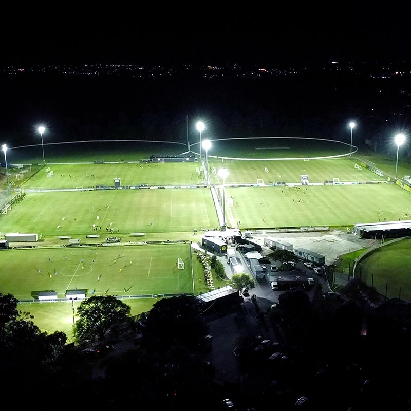 Wynnum Wolves Football Lighting Club Lighting